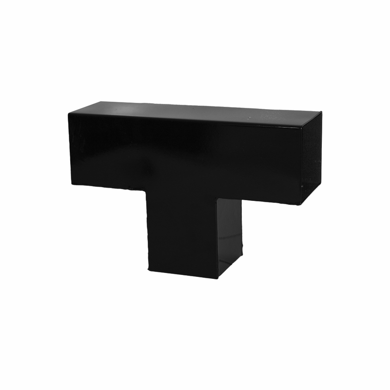 Plus Förlängningsbeslag Cubic Enkel  9x9 Cm, Svart