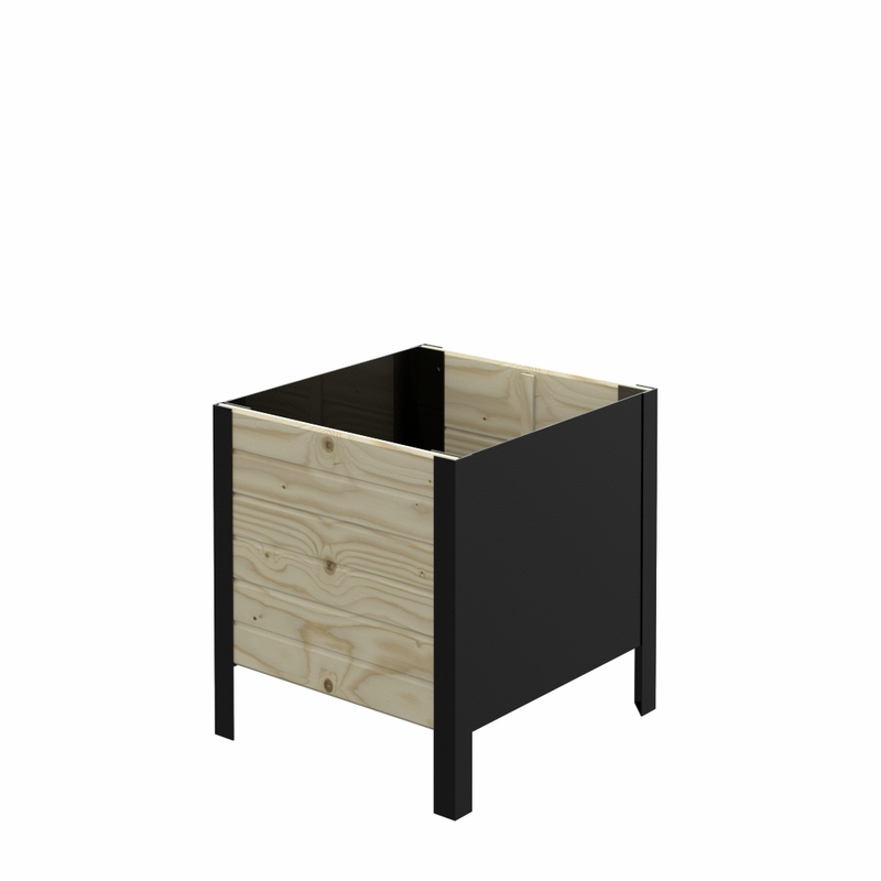 Plus Blomlåda Classic Med Stålgavel  46 Cm, Obehandlat