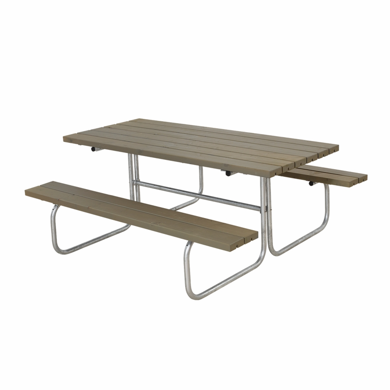 Plus Bänkset Classic 177 Cm  Gråbrun