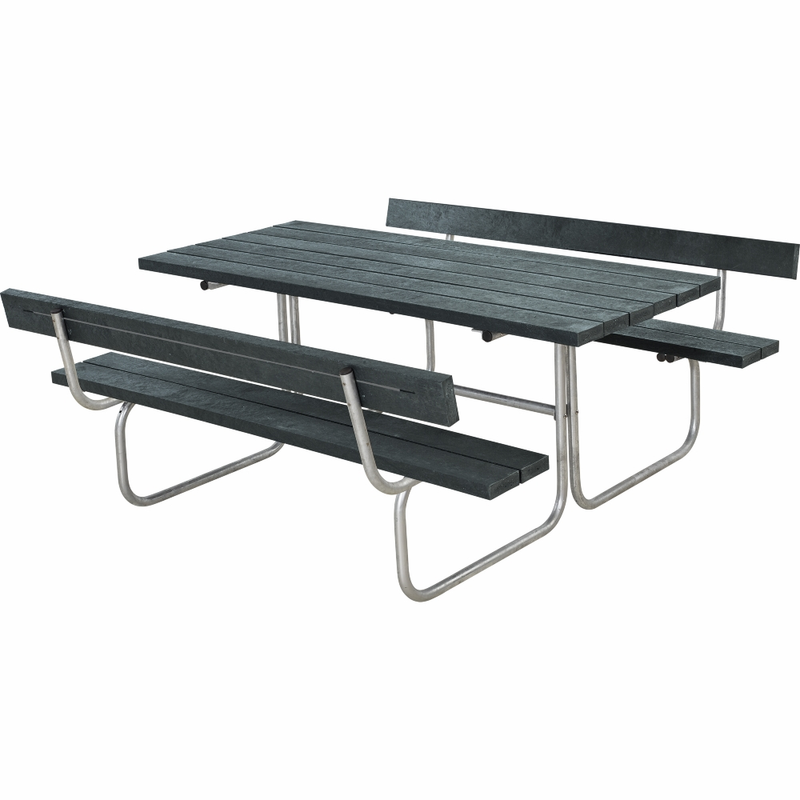 Plus Bänkset Classic Med 2 Ryggstöd 177 Cm  Retex - Grå