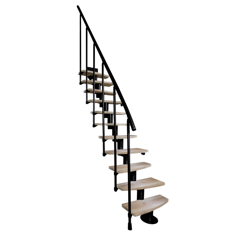 Atrium Trappa Mini Plus 6 Atrium Svart, Ek
