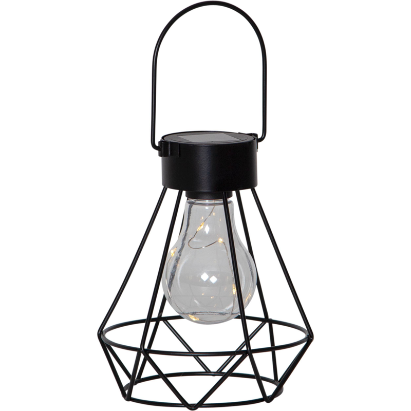 Eglo Solcellslampa Lykta Svart  1 St, Led
