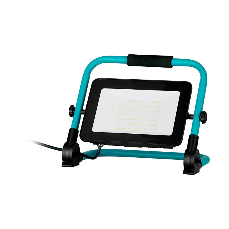 Eglo Arbetsbelysning Led-golvstrålkastare 100w  Utomhuslampa Med Kabel+stickpr, Ip65