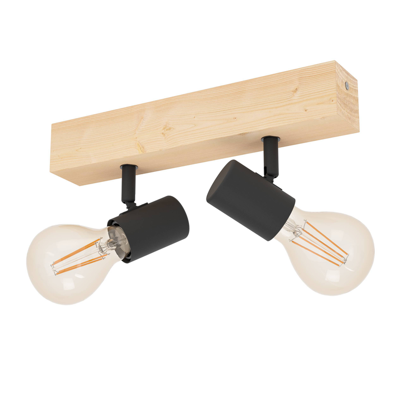 Eglo Spotlight Townshend 3 Med 2 Lampor  Brun, Svart