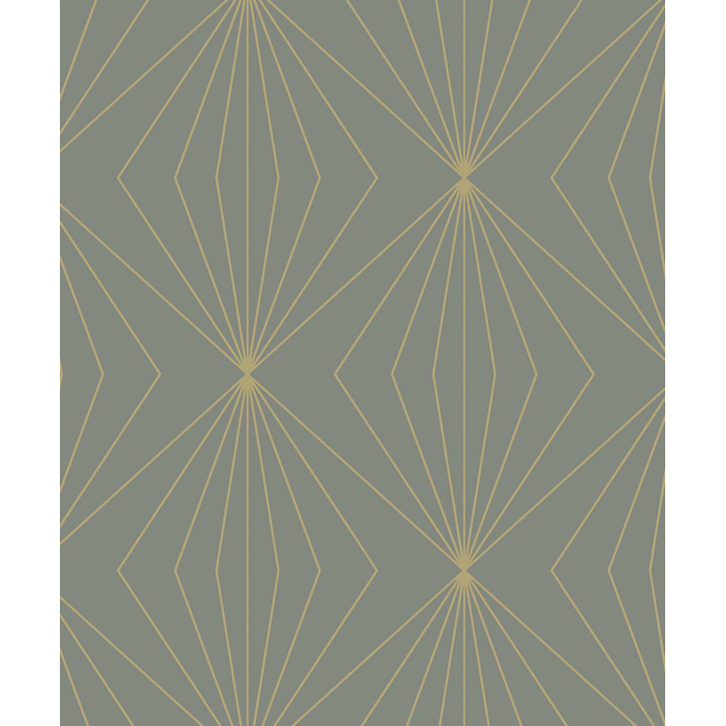 Nextwall Tapetprov Självhäftande Gem Geometric Nextwall Grey & Metallic Gold, Tapetprov A4