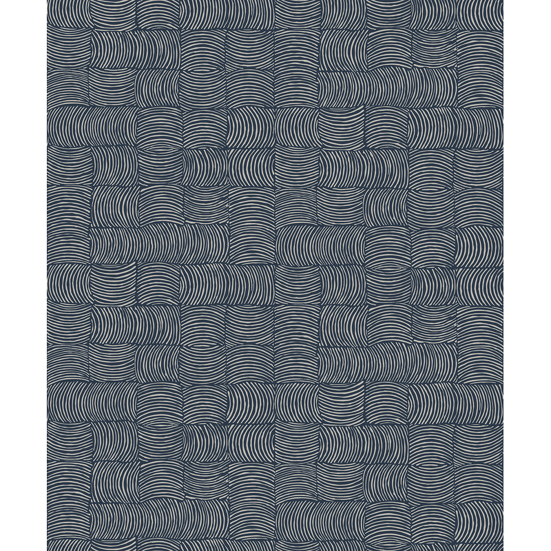 Nextwall Tapetprov Självhäftande Organic Squares Nextwall Blue Denim, Tapetprov A4
