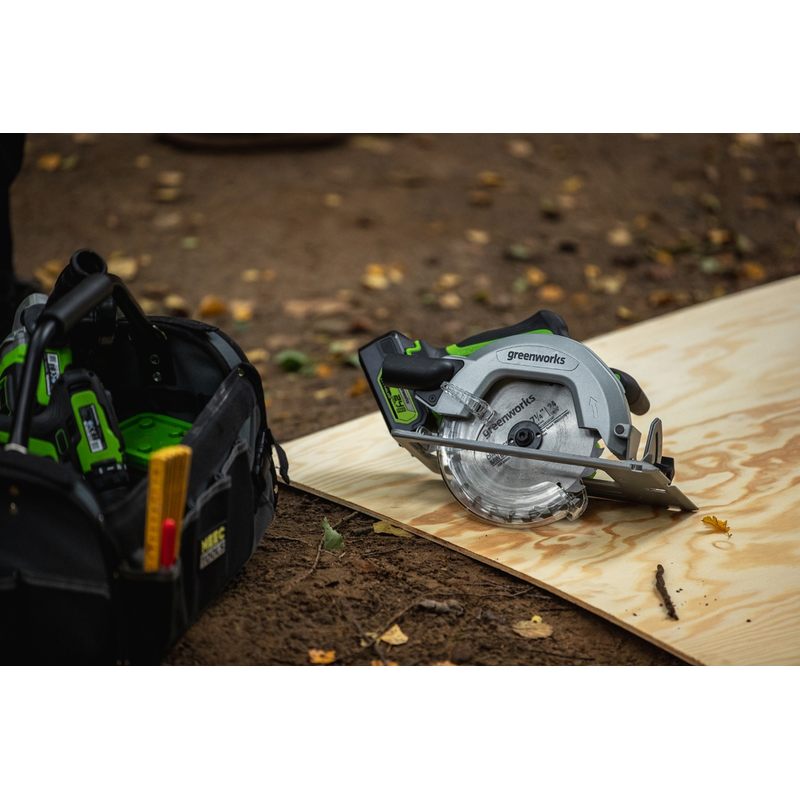 Greenworks Cirkelsåg 24v Greenworks Med Ledlampa