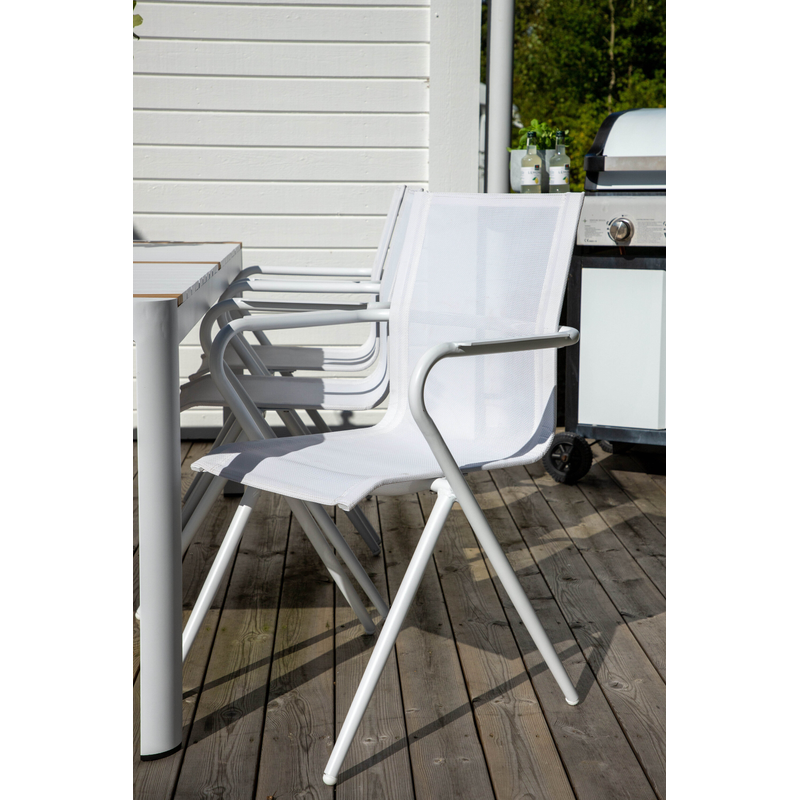 Venture Home Matgrupp Togo, Alina Venture Home 48cm, Aluminum,teak