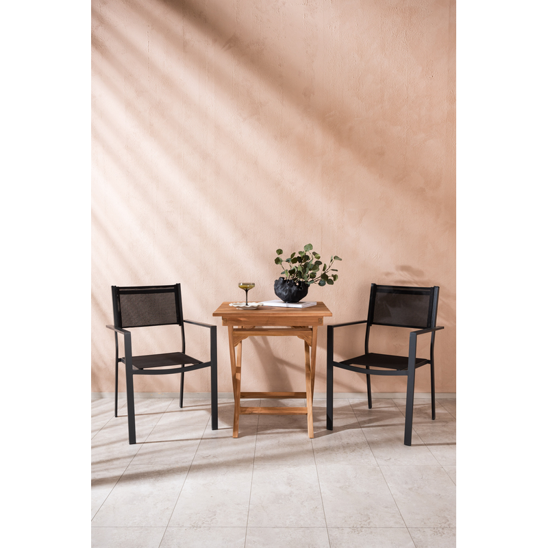 Venture Home Matgrupp Ghana, Copacabana Venture Home Bord: 75*70*70 Stol: 60,5*88*56,5, 42cm