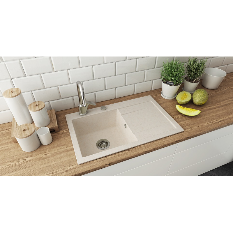 Brenor Diskbänk Mingus 78p Premium Brenor Beige, Diskho Till Vänster