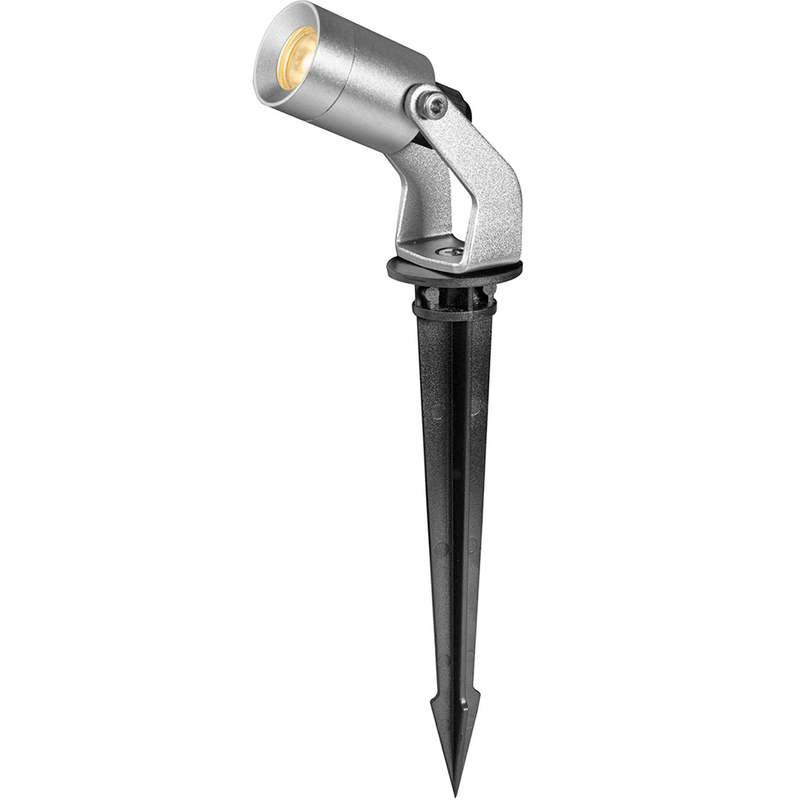 Llitt Spotlight Utebelysning Allan More Med Metallspjut 12v 3000k 100lm Ip67 1-pack Llitt