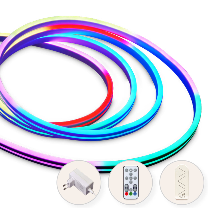 Llitt Led-strip Kit Med Transformator Alexandra Rgbic Neon Smart Tuya Wifi Llitt 2 M