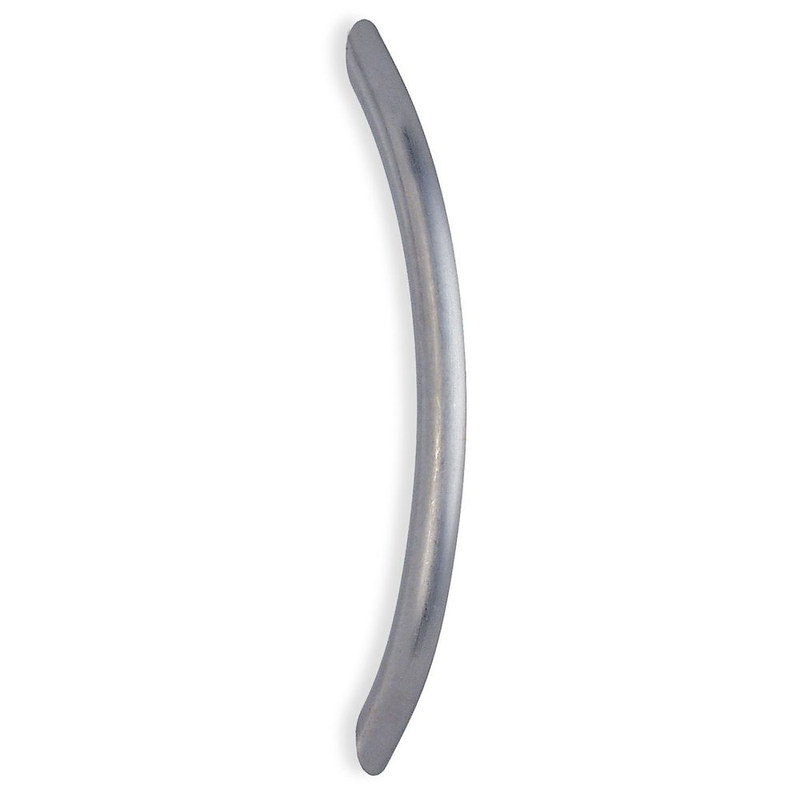 Beslagsboden Lådhandtag Halvcirkel Borstad Krom Finish  128 Mm