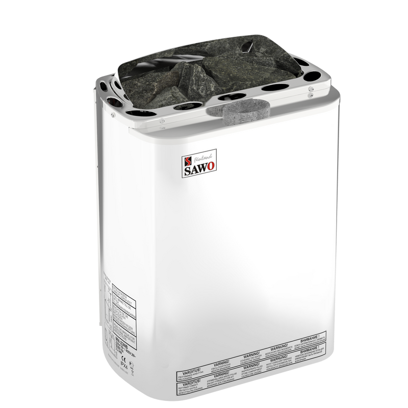 Sawo Elektrisk Bastuaggregat Rostfri Mini Combi Ns Med 1kw Ånggenerator 3p-1p Sawo 3,6 Kw (3-6 M3)