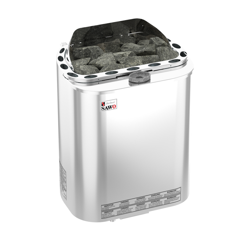 Sawo Elektrisk Bastuaggregat Rostfri Combi Scandia Ns Med Ånggenerator 3p-1p Sawo 8 Kw (7-13 M3), 2kw Ånggenerator