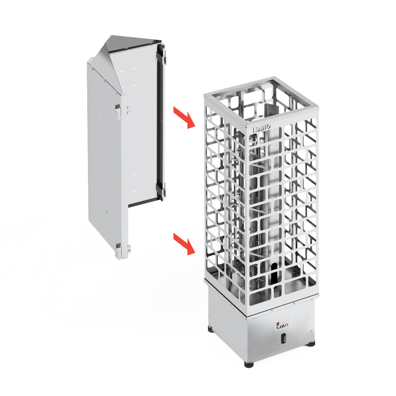 Sawo Skyddande Vägg Cubos För Hörninstallation Sawo