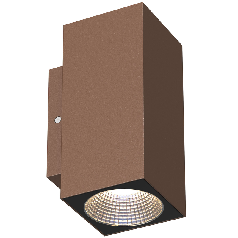 Llitt Väggarmatur Utomhus Mathias Uplight/downlight Led Llitt Corten