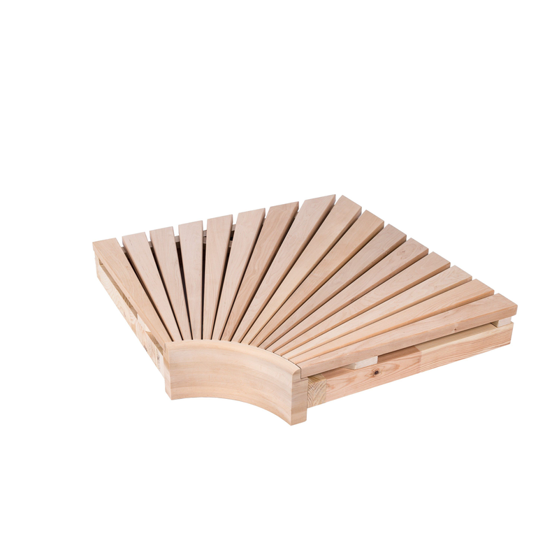 Thermory Bänkmodul Bastu 140 Mm Frontboard Hörn Thermory Al, 600x600 Mm