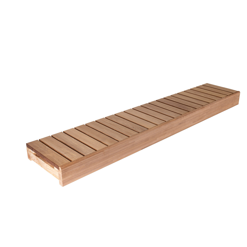 Thermory Bänkmodul Bastu 140 Mm Frontboard Fingerskarvad Och Limmad Thermory Termo Asp, 400x2400 Mm