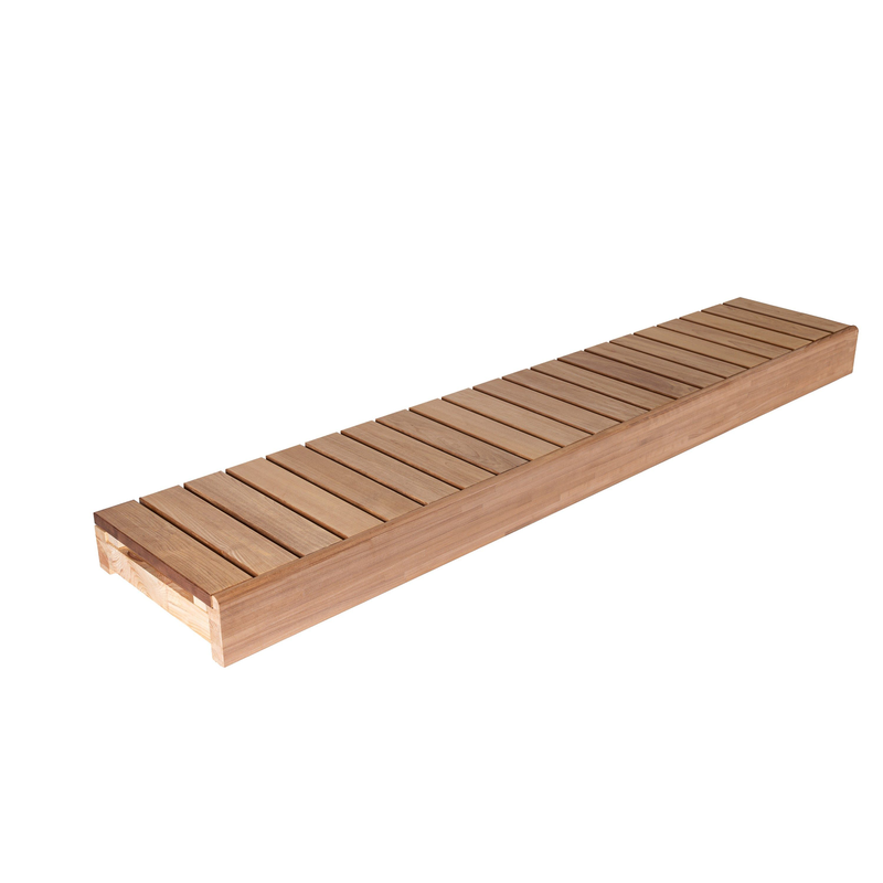 Thermory Bänkmodul Bastu 140 Mm Frontboard Fingerskarvad Och Limmad Thermory Termo Asp, 500x2100 Mm