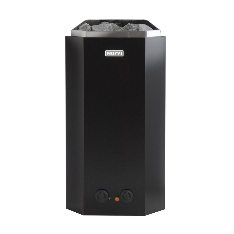 Narvi Elektriskt Bastuaggregat  Minex Svart, 3 Kw, Med Kontroll
