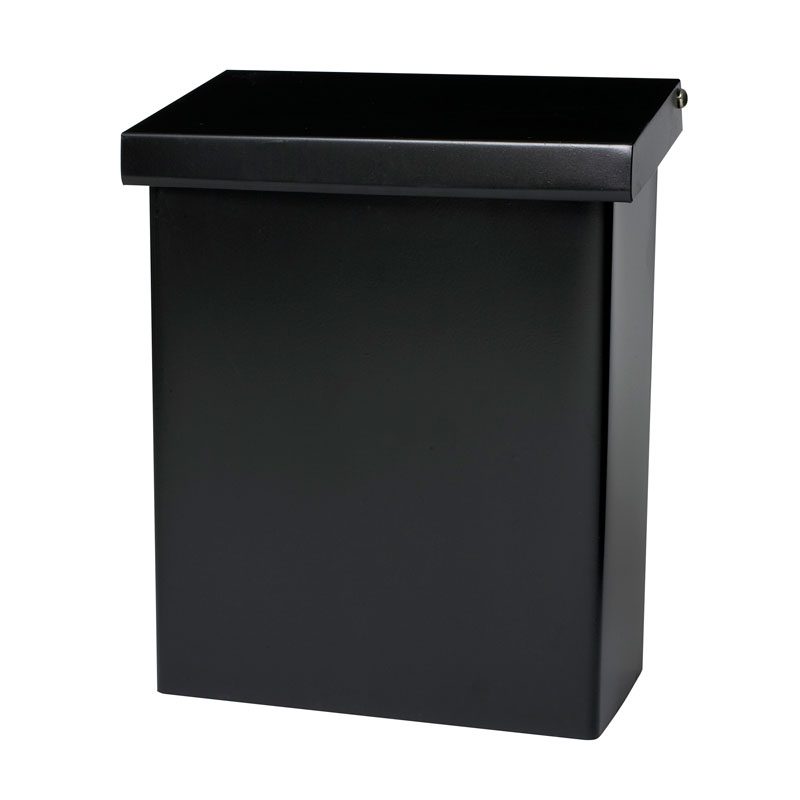 Berglund Postlåda S91 Svart 11l  Svart, 11 Liter, 1-waydrop, Vägg/stolp Montering