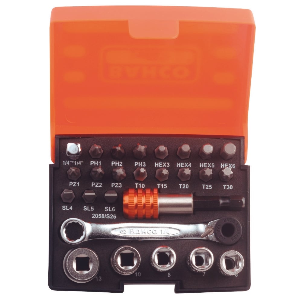 Bitssats 2058/s26 Bahco 26 Delar