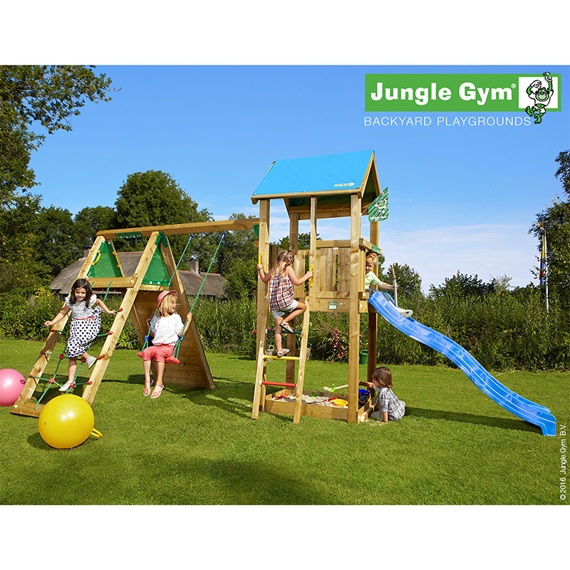 Billiga Lektorn Castle med klättermodul Jungle Gym online på nätet