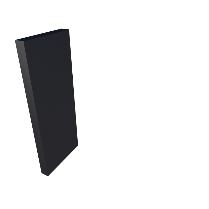 Gop Vindskydd Till Entrétak Block Antracit Gop 5 År, Pulverlackerad Aluminium, Eps-isolering