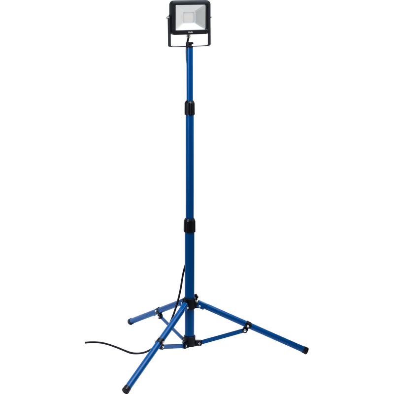 Gelia Arbetslampa Target T30as Led 1x30w Ip65 Med Teleskopstativ  H05rn-f 3g1, Led (ej Utbytbar)