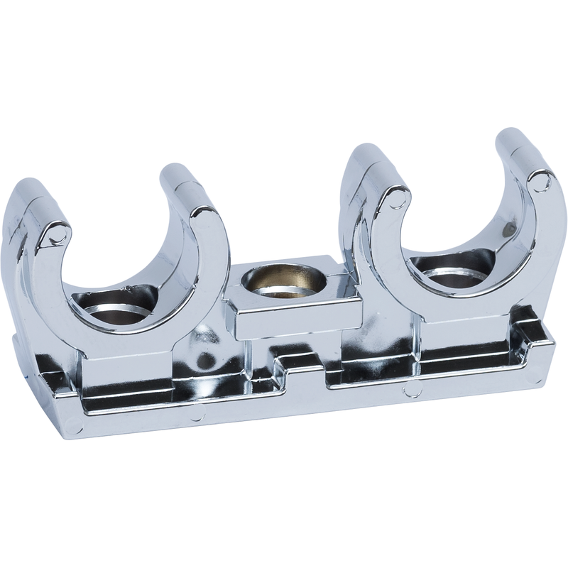 Gelia Rörklammer Krom 2x15mm 2-pack Ø15 Mm