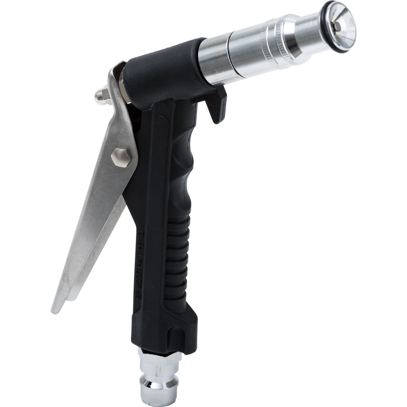 Gelia Vattenpistol Förkromad Reglerbar Stråle  Utvändig Gänga, Ansl. 15 (1/2")