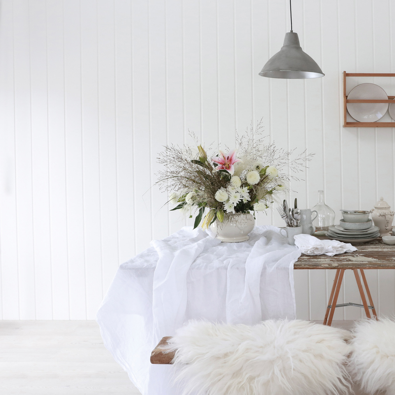 Huntonit Väggskiva Skygge Vit Huntonit Not & Spont Långsidor, Färdigmålad, 11x620x2390 Mm