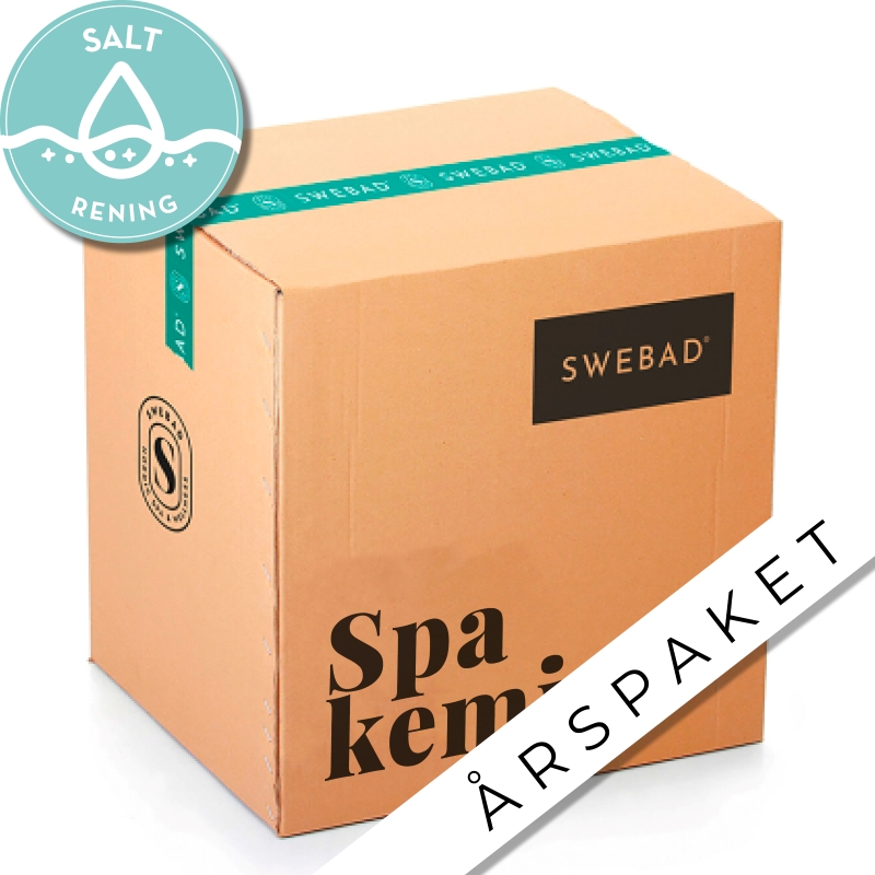 Swebad Underhållspaket För Spabad Med Saltrening Och 3 Camlockfilter Swebad
