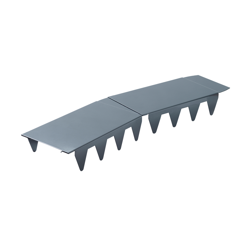 Skotte Garden Kantskydd/rabattkant Unik Rak 21,5 Cm 4-pack Skotte Garden Obehandlad/corten