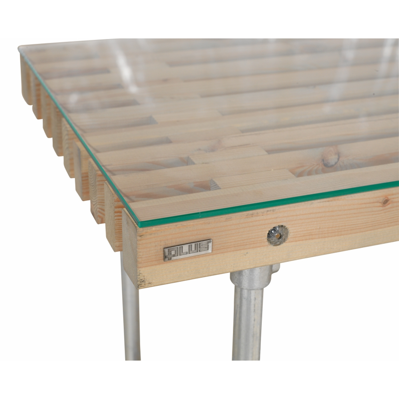 Plus Platta Glas Med Polerad Kant 137,5×75,5 Cm  Klar