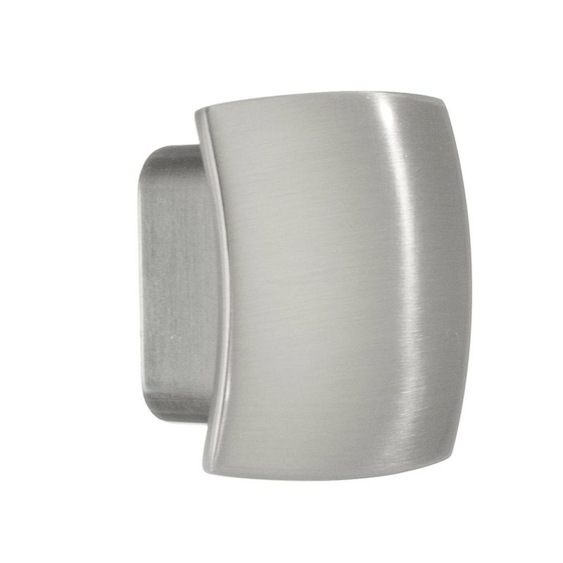 Beslagsboden Knopp Rektangulär Välvd 32x30 Mm  Zinklegering