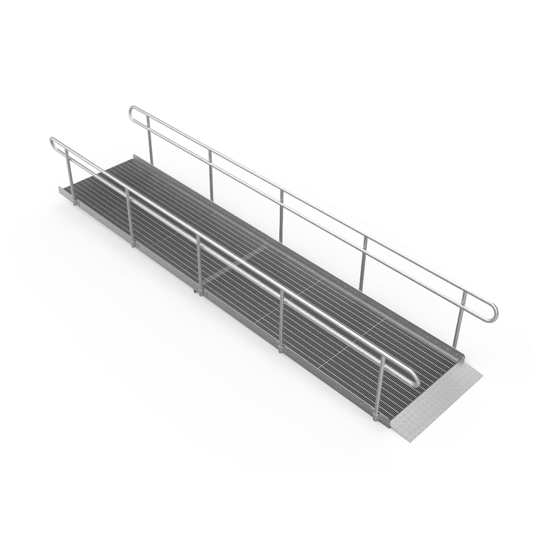 Vytab Ramp 6000 X 1300 Mm Vytab Räcke Båda Sidor