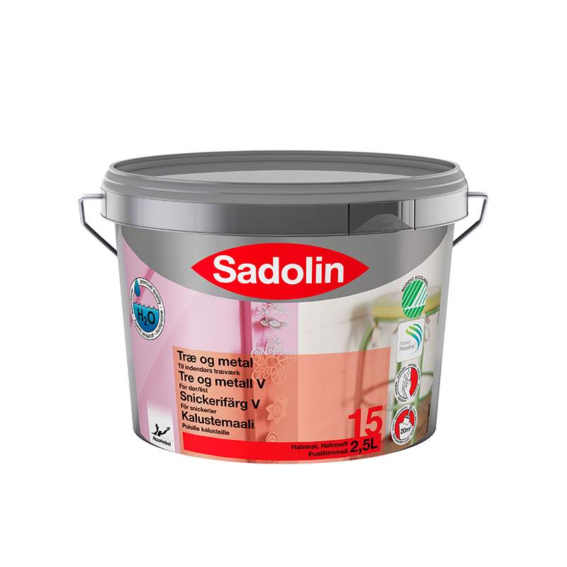 Sadolin Snickerifärg 15 Halvmatt  1 L
