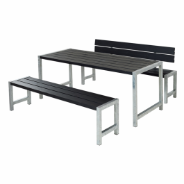 Plankset med 1 Ryggstöd 186 cm PLUS