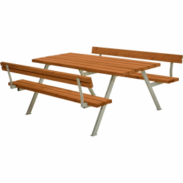 Bänkset Alpha med 2 Ryggstöd PLUS