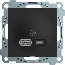 Ladduttag USB A+C 45W Plus ELKO