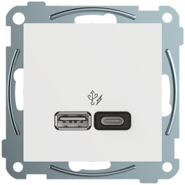 Ladduttag USB A+C 45W RS Renvit ELKO