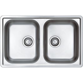 Diskho Line Dubbel Rostfri 790 mm Stala