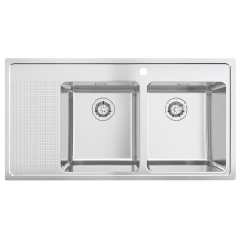 Diskho One Dubbel Rostfri 2x340 mm Stala