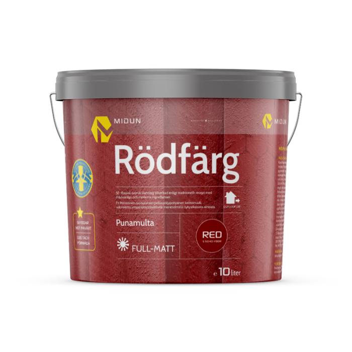 Slamfärg Röd Midun (P-19857) | Byggmax