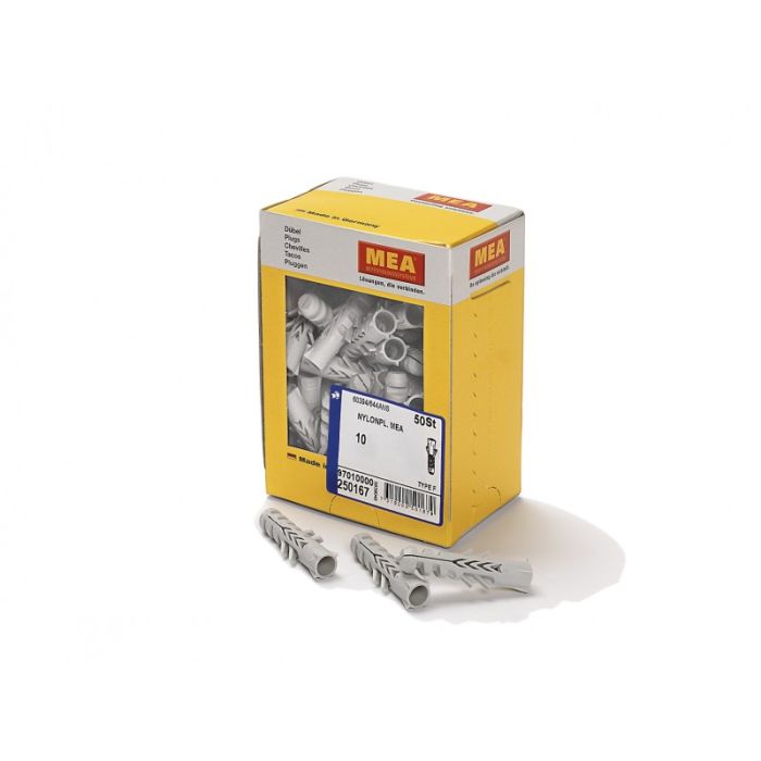 Nylonplugg 10mm 100 st