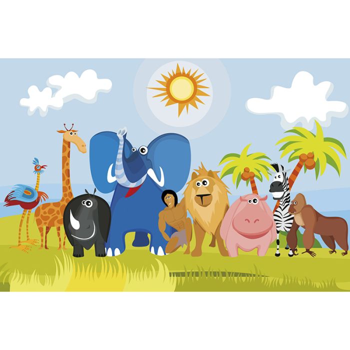 Tapet Africa Animals Dimex