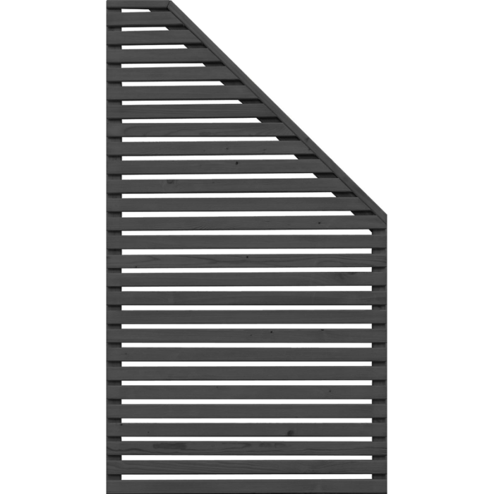 Trädgårdsskärm Horizont 4 79x159/89 cm Höger Jabo