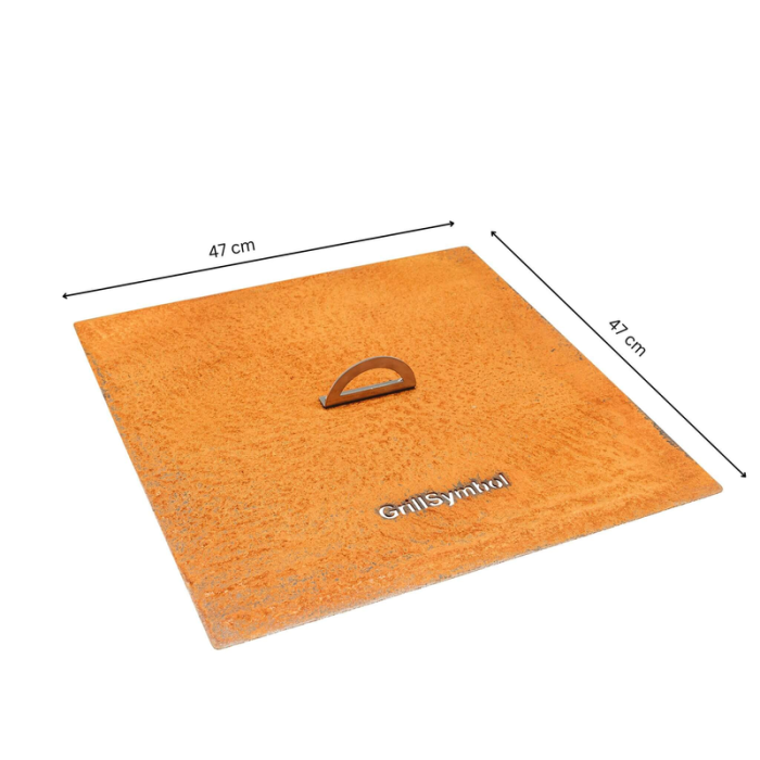 Lock för Eldstad Corten 50 x 50 cm GrillSymbol